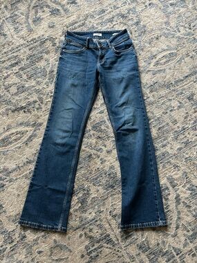Wrangler Dark Wash Low Rise Bootcut Jean